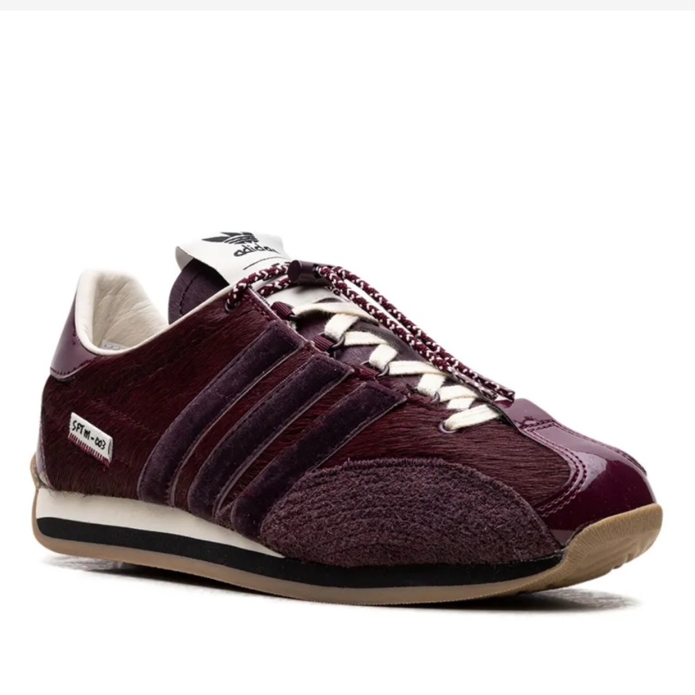 adidas Women's Sneakers in Burgundy and Cream